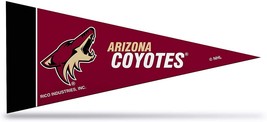 Arizona Coyotes NHL Felt Pennant 4&quot; x 9&quot; Mini Banner Flag Souvenir NEW - £2.88 GBP