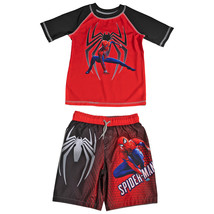 Spider-man Gamerverse Symbol Youth Swim Trunks and Rashguard Multi-Color - $30.99