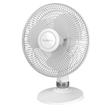 Lasko - D12225 12&quot; Table Fan With Dial On Stand - White (463649), One Size - £39.99 GBP