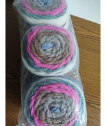 3 Skeins Lion Brand Yarn Mandala Thick and Quick - $13.86