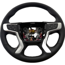OEM heated leather steering wheel for some GMC Terrain 2018-2022. Blem - $119.81
