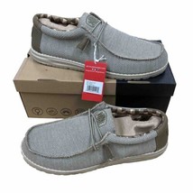 HEY DUDE Wally Sox | Men&#39;s Shoes | Slip-On Casual Shoe | Men&#39;s Size US 1... - £31.59 GBP