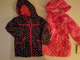 Cherokee Girls Infant Toddler Wind Water Resistant Jacket Size 2Tor 18M  NWT  - $14.99
