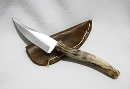 Handmade Knife, Antler Knife, Survival Knife, Outdoor Knife, Custom Knife,  - £38.63 GBP