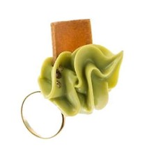 Q-Pot Matcha Green Tea Whip Ring Kawaii Sweet Lolita Japanese Fashion - £63.30 GBP