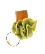 Q-Pot Matcha Green Tea Whip Ring Kawaii Sweet Lolita Japanese Fashion - £62.60 GBP