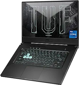 ASUS TUF Dash 15 (2021) Ultra Slim Gaming Laptop, 15.6 144Hz FHD, GeForce RTX 30 - £1,330.91 GBP