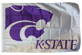 Kansas State - 3&#39; x 5&#39; NCAA Polyester Flag - £30.93 GBP