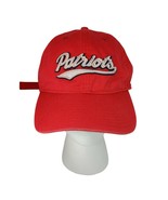 Vintage New England Patriots LOGO Reebok NFL Red Snap-back Hat / Cap - $67.90 CAD