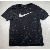The Nike Tee Black Paint Splatter All Over Print T-Shirt AH7807 Mens Sz Large L - £15.34 GBP