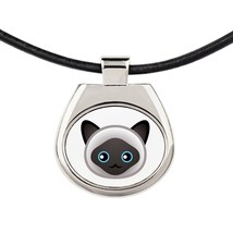 A necklace with a Himalayan cat. A new collection with the cute Art-Dog cat - £11.69 GBP
