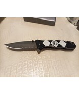Black Power Ranger Pocket Knife Spring Assisted EDC Blade, Glass Breaker... - €16,09 EUR