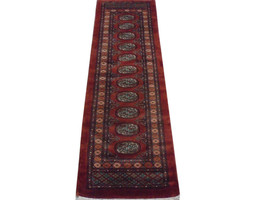 6 ft Red Woven Bokhara Short Hallway Rigs 196 x 64 cm Cozy And Comfortab... - $317.90