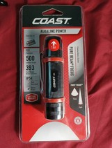 Coast LED Flashlight Twist Focus Pure Beam Optic Water Resistant PX1 480 Lumen - £25.43 GBP