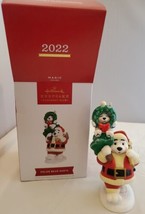 2022 Hallmark Polar Bear Santa KOC Member Exclusive Ornament Battery Sound NIB - £7.79 GBP