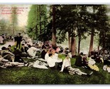 Sunday Afternoon at Natatorium Park Spokane Washington WA 1913 DB Postca... - $5.38