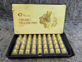 New Akko V3 Cream Yellow Pro Linear Switches (45 PCS Per Pack) (Z) - $12.99