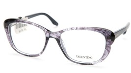 NEW VALENTINO V2655 425 Blue Lace EYEGLASSES FRAME 52-17-135 B40 Italy - £113.43 GBP