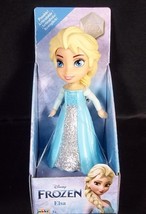 Disney Frozen Mini Toddler ELSA silver glitter dress 3&quot; poseable figure NEW - £8.59 GBP