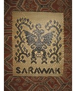 Sarawak Woven Graphic Hornbill Bird~Handmade Weaving Borneo ! - £147.42 GBP