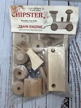 Vintage Mr. Chipster Wooden Toy Kit Train Engine 1975 Collectible READ - £22.37 GBP