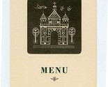 KLM Royal Dutch Airlines Menu Postcard 1950&#39;s French and English  - £14.09 GBP