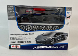 Maisto Assembly Line Lamborghini Aventador Coupe 1/24 Die-Cast Metal -Br... - $19.79