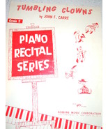 Vintage Tumbling Clowns Piano Recital Series Grade 2 by John Carre 1963 - £2.33 GBP