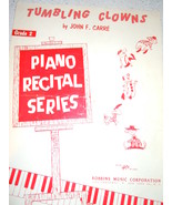 Vintage Tumbling Clowns Piano Recital Series Grade 2 by John Carre 1963 - $4.08 CAD