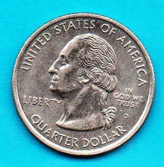 1999 D Delaware State Washington Quarter - Uncirculated Near Brillant - $1.25