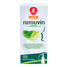 Remuvin~Nasal congestion~20 ml solution~100% Natural~Quality Relief &amp; Pr... - $21.39