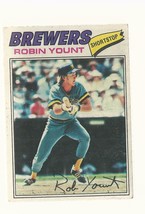 ROBIN YOUNT  OPC #204  1977    (same as 1977 Topps #635)  Canadian Edition EXMT - £4.62 GBP