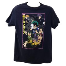 My Hero Academia Funimation Anime Navy Blue Graphic T-Shirt Large Men&#39;s ... - £11.66 GBP