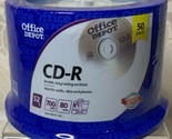 Office Depot 52x, 700 MB, 80 min. CD-R, 50 pack Sealed NEW - Blank Discs - $12.20