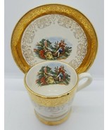 VINTAGE 1951 SABIN CREST-O-GOLD 22K RICHMOND VIRGINIA SOUVENIR PLATE + C... - $50.80 CAD