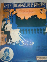 Vintage When The Angelus Is Ringing Sheet Music 1922 - $2.99