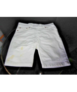 Levis 511 Slim Shorts Mens 31&quot;  White  Denim Stretch Jean Summer Bermuda - $995.24 MXN