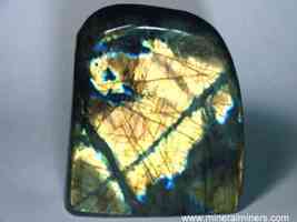 Labradorite Specimen, Polished Spectrolite, Blue Decorator Labradorite - $160.00