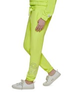 CALVIN KLEIN Performance Women’s Sweatpants Outline Logo Joggers Lime Si... - £23.73 GBP