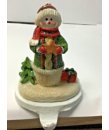 Transpac stocking holder hanger Snowman as is x5663A - €15,49 EUR