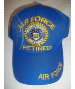 United States Air Force Retired Hat/Cap - Blue w/Gold-Adult One Size - £10.14 GBP