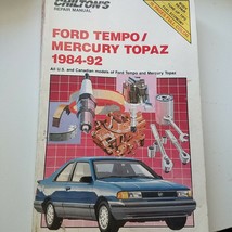 1984 - 92 Chilton&#39;s Ford Tempo Mercury Topaz Repair Manual #8317 - $30.00