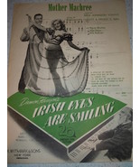 Vintage Mother Machree From Irish Eyes Are Smiling Sheet Music  - £3.11 GBP