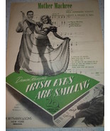 Vintage Mother Machree From Irish Eyes Are Smiling Sheet Music  - €3,46 EUR