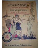 Vintage The Happy Farmer Returning From Work by Robert Schumann 1933 - £3.11 GBP