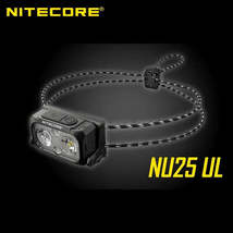 NU25 UL Headlamp - Ultra Lightweight with 400 Lumens, Dual Beam, USB-C R... - £29.63 GBP