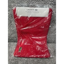 LACOSTE Field Red Memory Foam Crocodile Rug Bath Mat 19&quot; x 30&quot; Home Deco... - £31.30 GBP