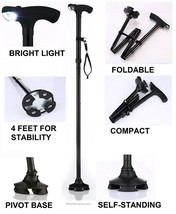 folding walking sticks - $34.21 CAD