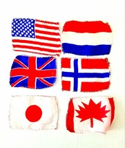 Flag Silk Blendo Outfit - Individual Silk Flags Placed In A Bag Fuse Int... - $9.65