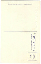Vintage Postcard Post Office Santa Barbara California White Border Linen - £11.60 GBP